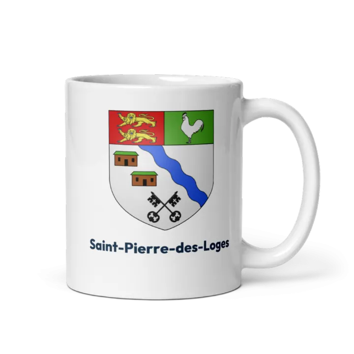 Mug blason de Saint-Pierre-des-Loges