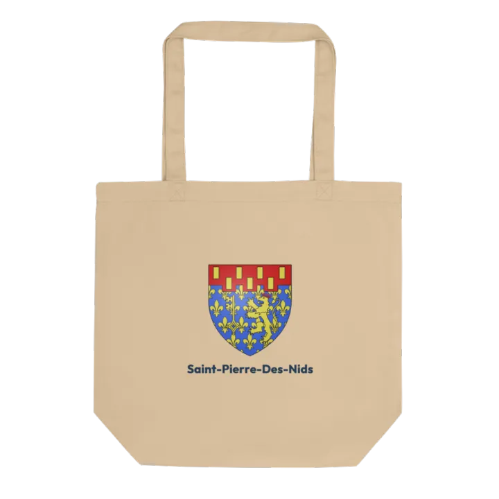 Tote bag coton bio — blason de Saint-Pierre-des-Nids