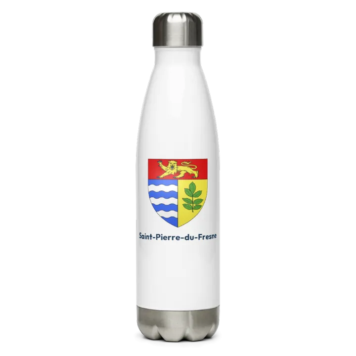 Gourde inox blason de Saint-Pierre-du-Fresne