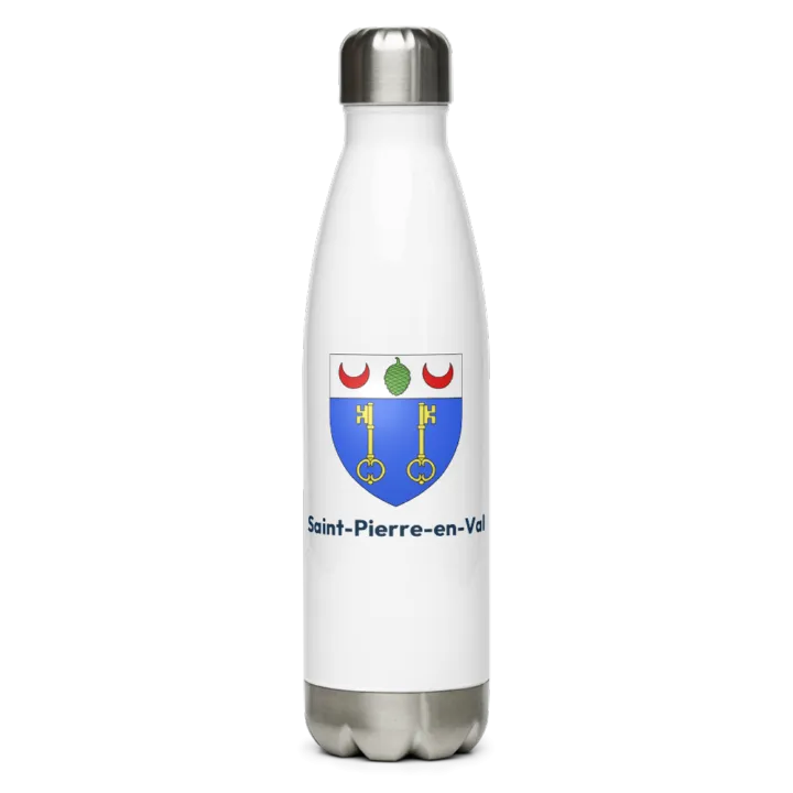 Gourde inox — blason de Saint-Pierre-en-Val