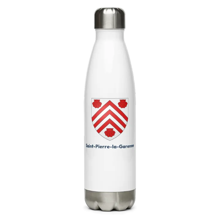 Gourde inox blason de Saint-Pierre-la-Garenne