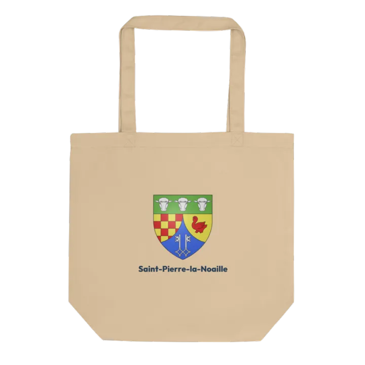 Tote bag coton bio — blason de Saint-Pierre-la-Noaille
