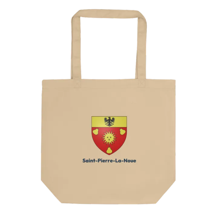 Tote bag coton bio — blason de Saint-Pierre-La-Noue