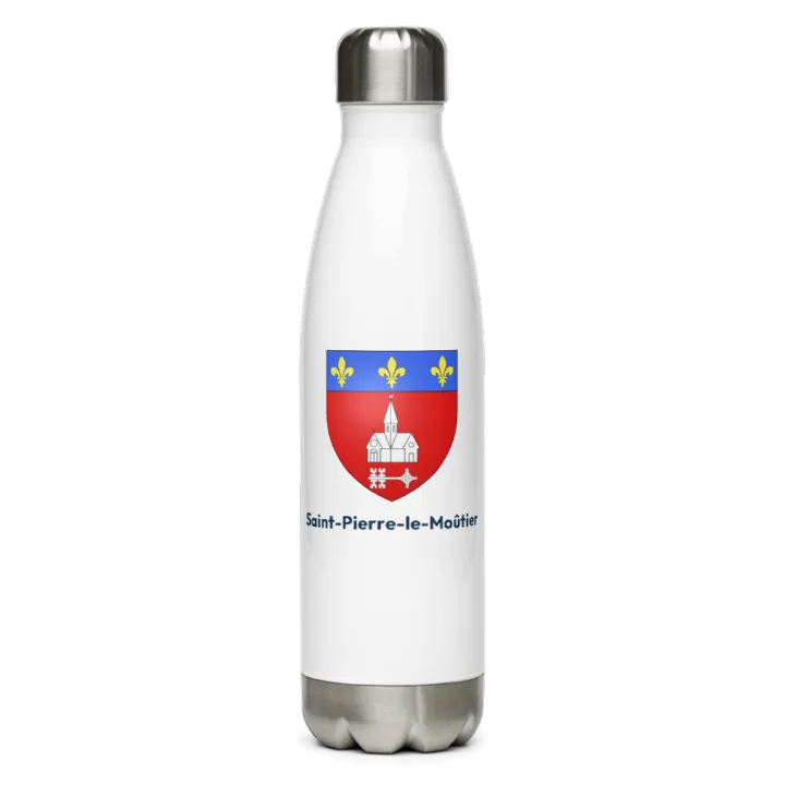 Gourde inox blason de Saint-Pierre-le-Moûtier