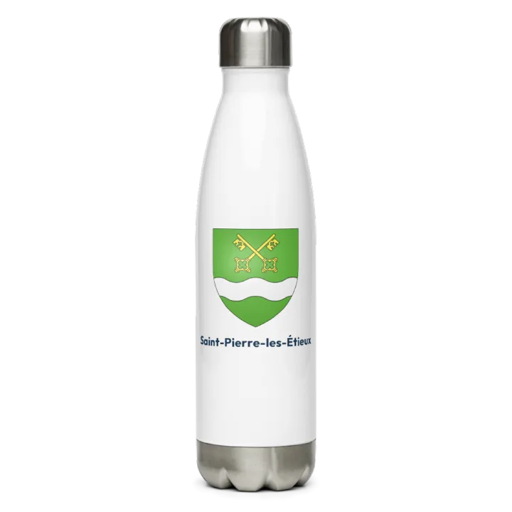 Gourde inox blason de Saint-Pierre-les-Étieux
