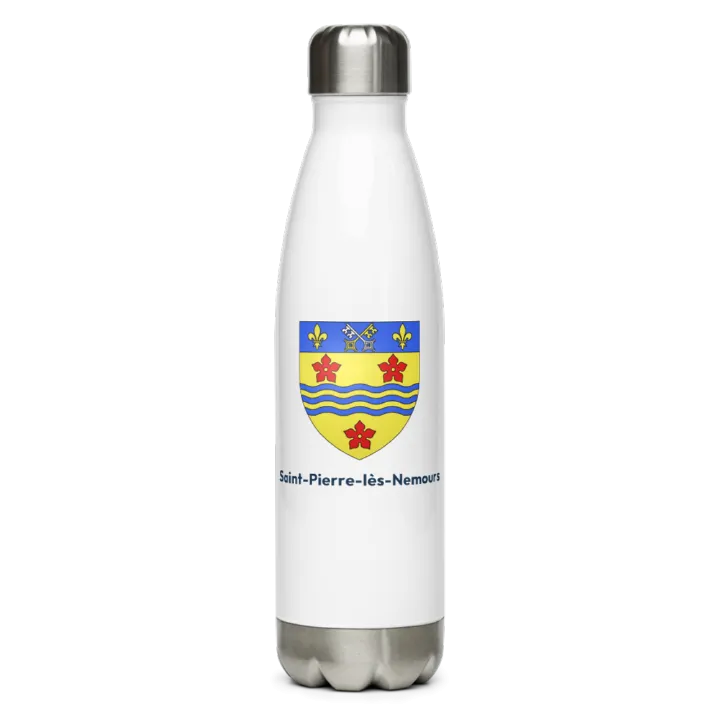 Gourde inox blason de Saint-Pierre-lès-Nemours