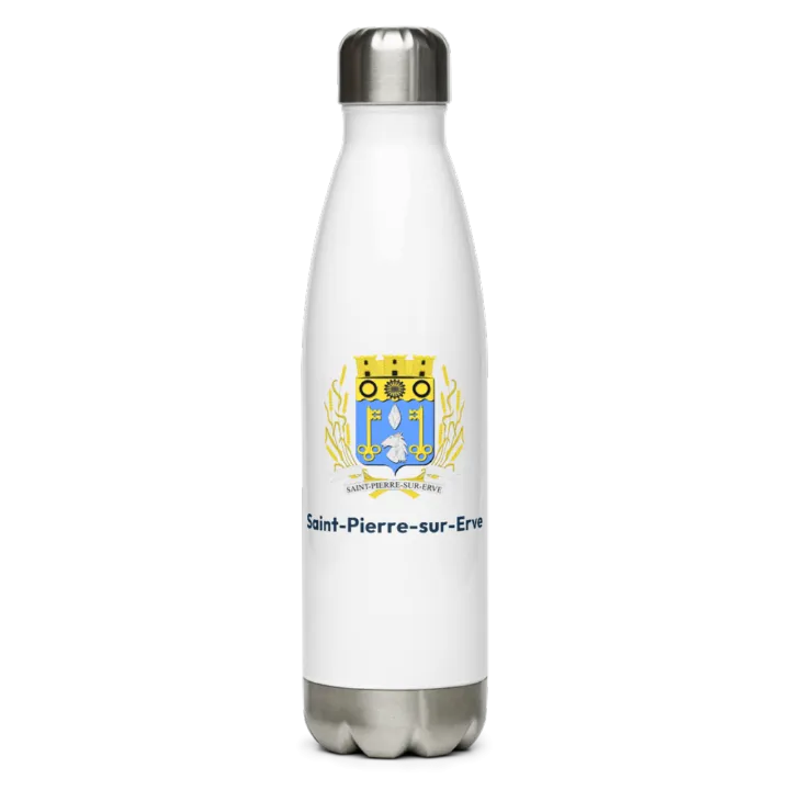 Gourde inox blason de Saint-Pierre-sur-Erve