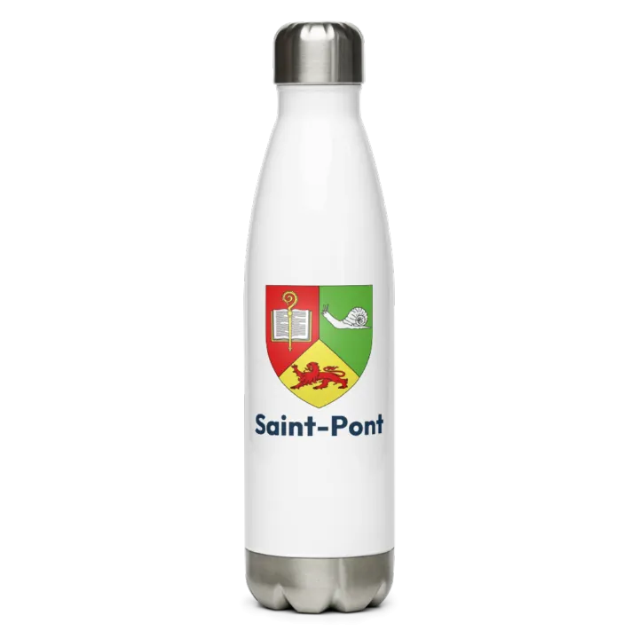 Gourde inox blason de Saint-Pont