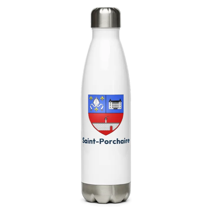 Gourde inox blason de Saint-Porchaire