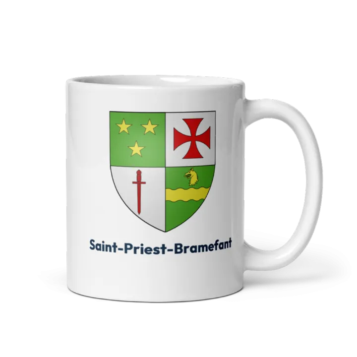 Mug blason de Saint-Priest-Bramefant