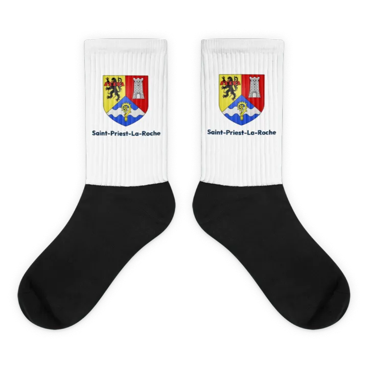 Chaussettes — blason de Saint-Priest-la-Roche