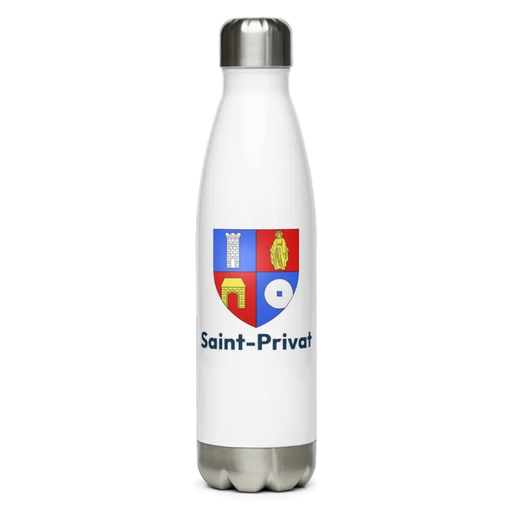 Gourde inox blason de Saint-Privat