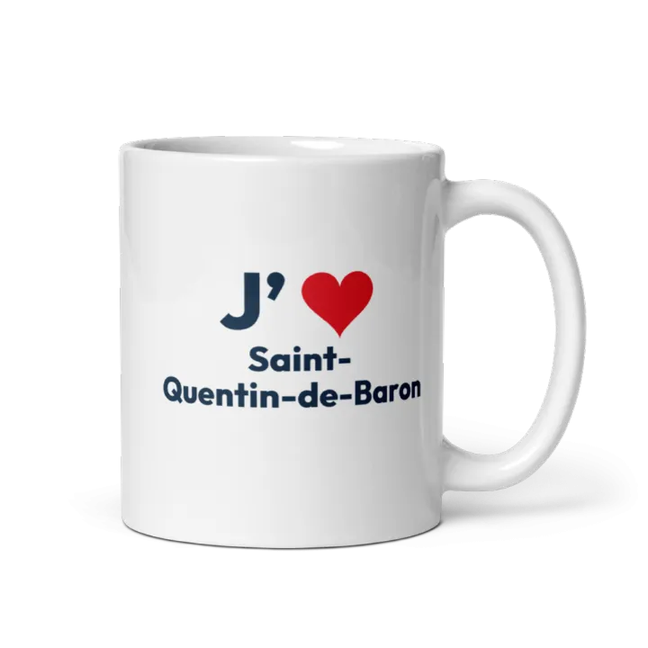 Mug « J’❤ Saint-Quentin-de-Baron »