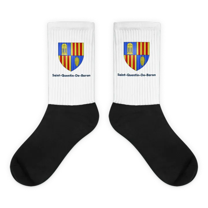 Chaussettes — blason de Saint-Quentin-de-Baron
