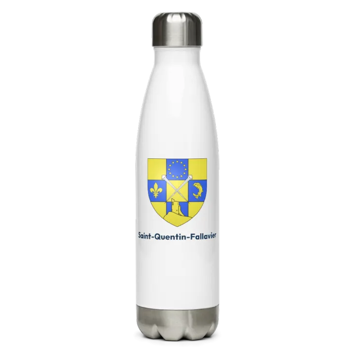Gourde inox blason de Saint-Quentin-Fallavier