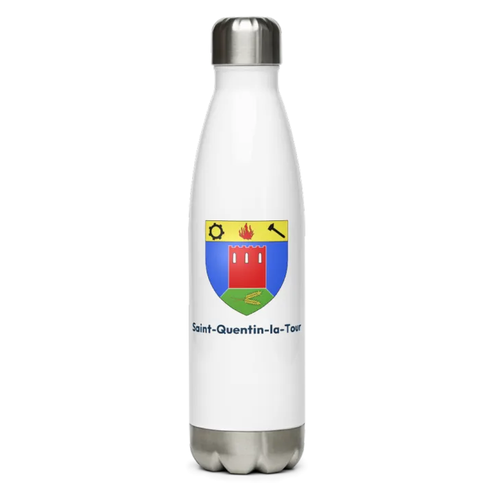 Gourde inox blason de Saint-Quentin-la-Tour