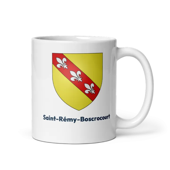 Mug blason de Saint-Rémy-Boscrocourt