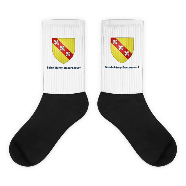 Chaussettes — blason de Saint-Rémy-Boscrocourt