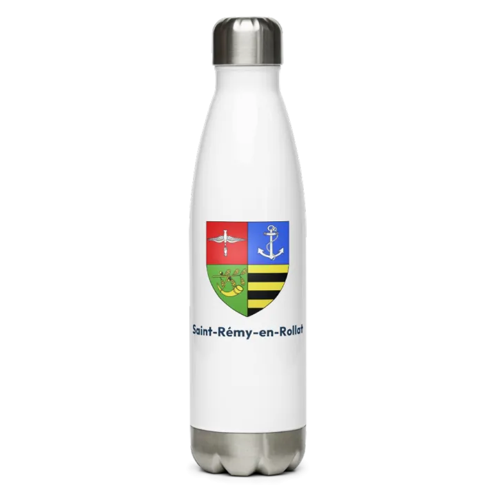Gourde inox blason de Saint-Rémy-en-Rollat
