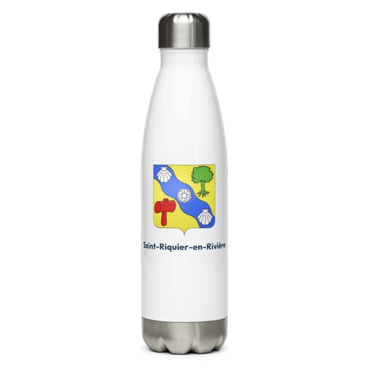 Gourde inox — blason de Saint-Riquier-en-Rivière