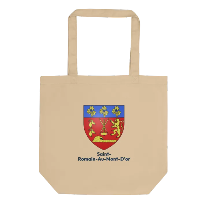 Tote bag coton bio — blason de Saint-Romain-au-Mont-d'Or