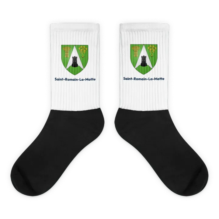 Chaussettes — blason de Saint-Romain-la-Motte