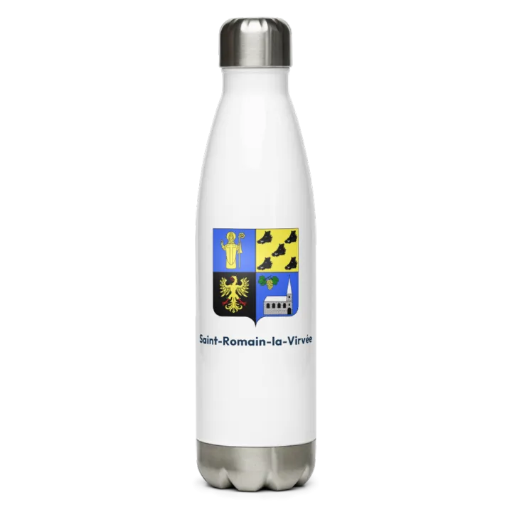 Gourde inox blason de Saint-Romain-la-Virvée