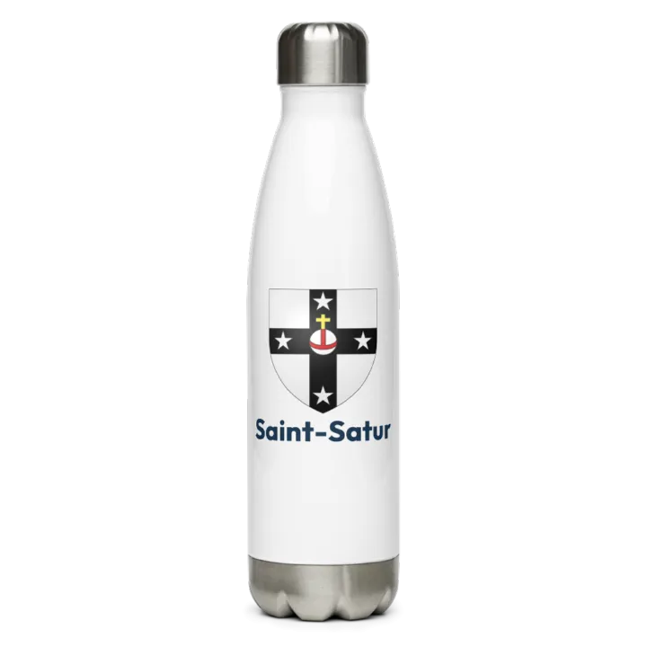 Gourde inox — blason de Saint-Satur