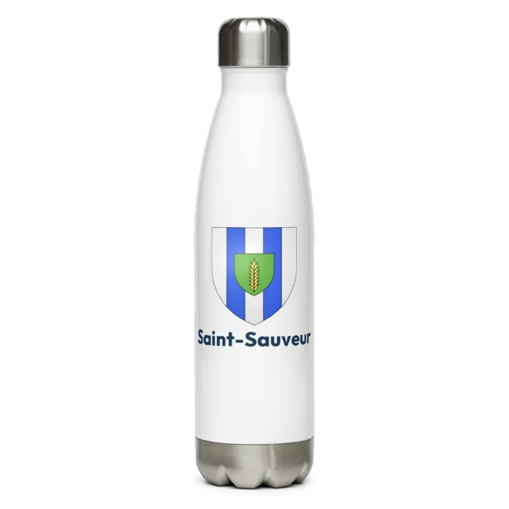 Gourde inox blason de Saint-Sauveur