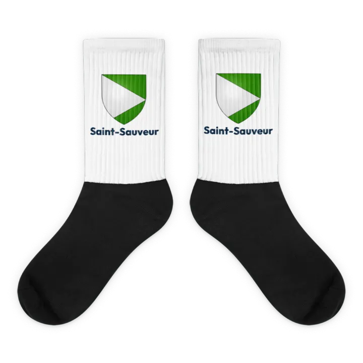 Chaussettes — blason de Saint-Sauveur