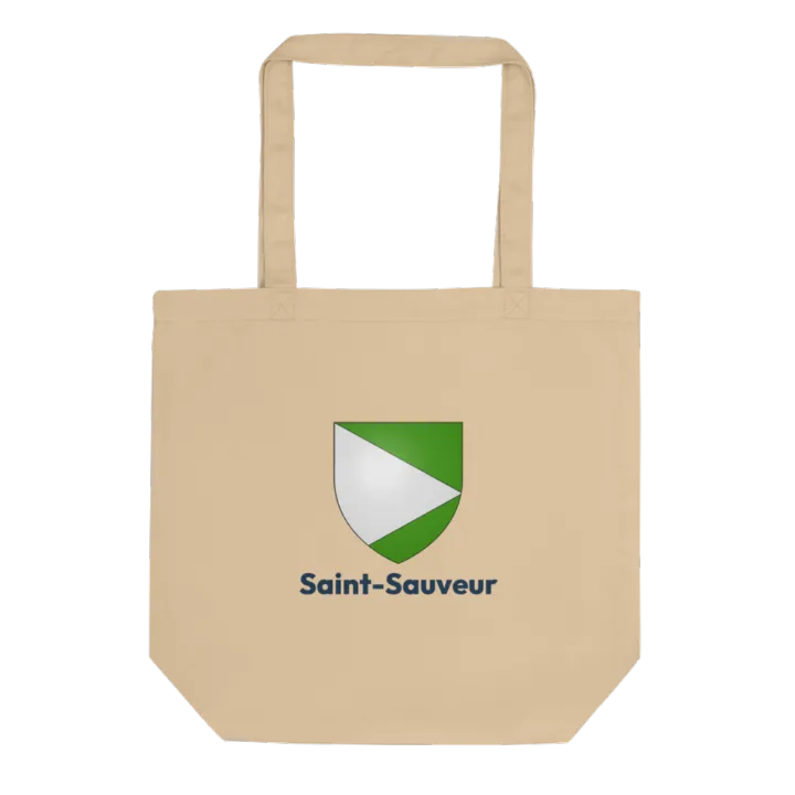 Tote bag coton bio — blason de Saint-Sauveur