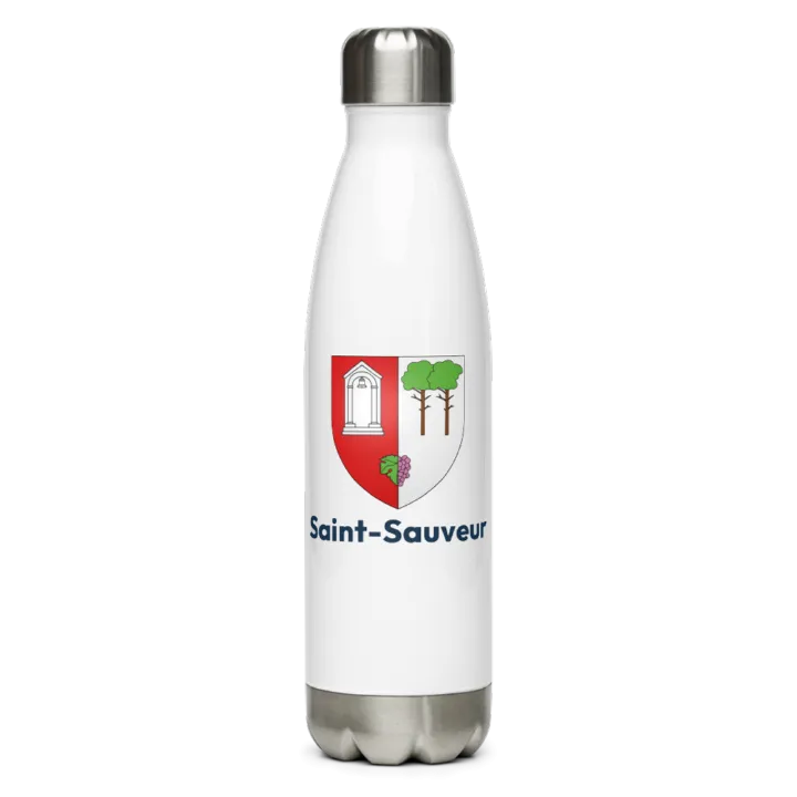 Gourde inox blason de Saint-Sauveur