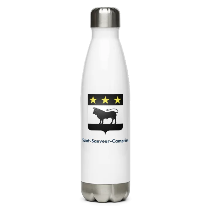 Gourde inox blason de Saint-Sauveur-Camprieu