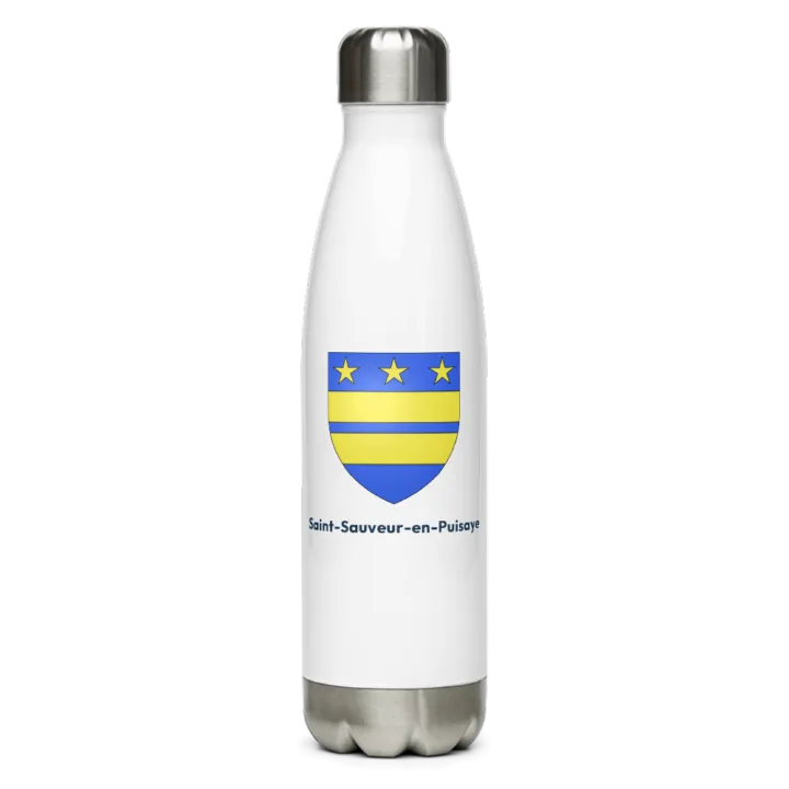 Gourde inox blason de Saint-Sauveur-en-Puisaye