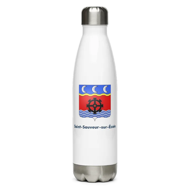 Gourde inox blason de Saint-Sauveur-sur-École
