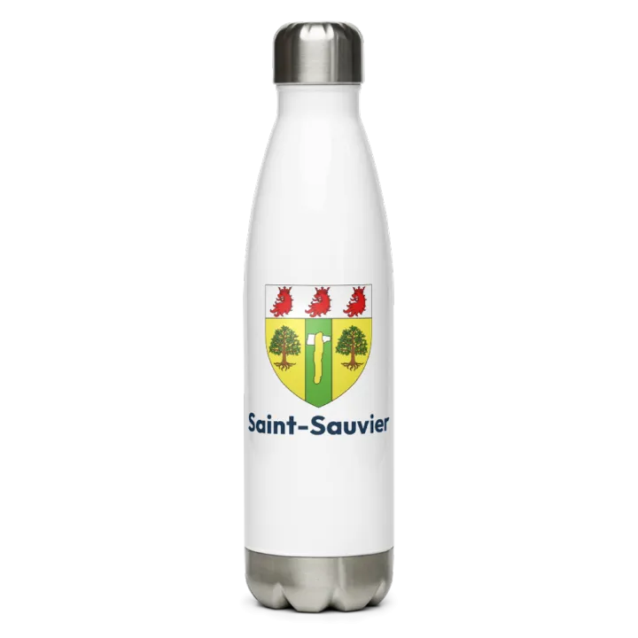 Gourde inox blason de Saint-Sauvier