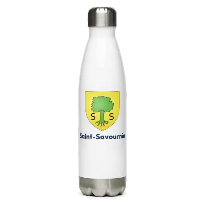 Gourde inox — blason de Saint-Savournin