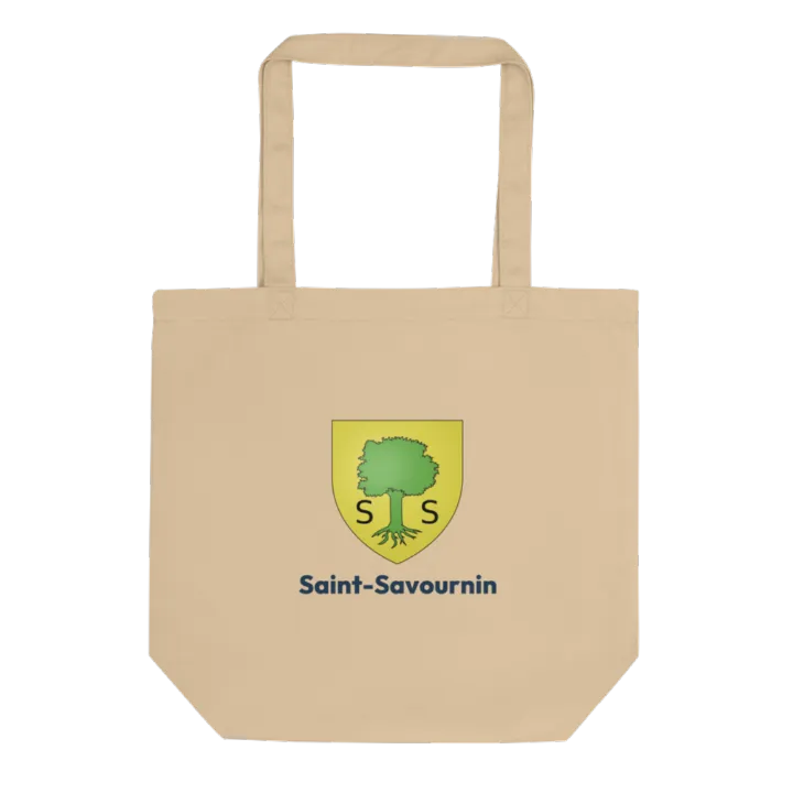 Tote bag coton bio — blason de Saint-Savournin