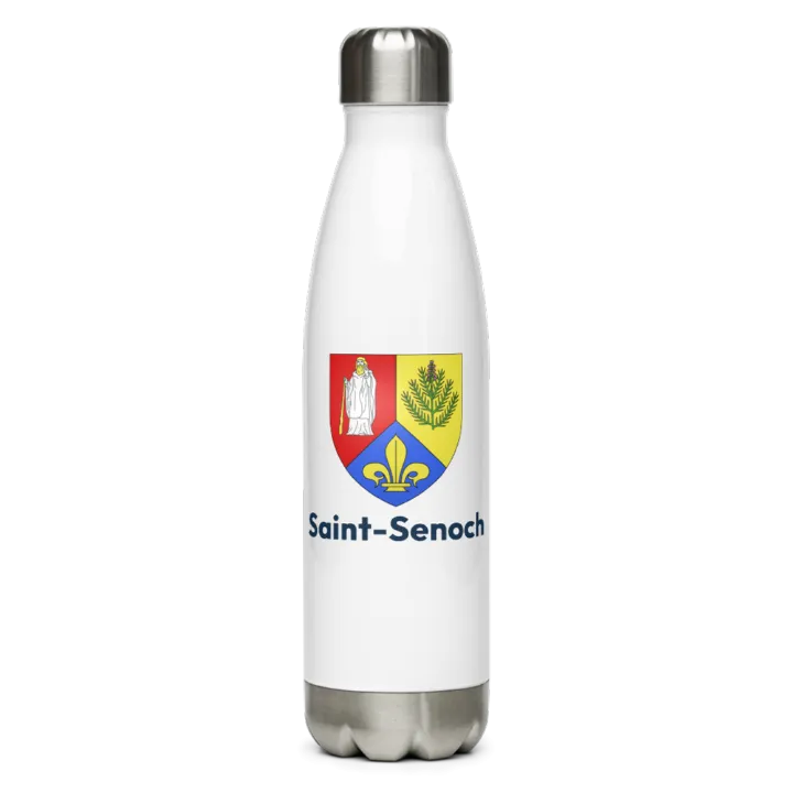 Gourde inox blason de Saint-Senoch
