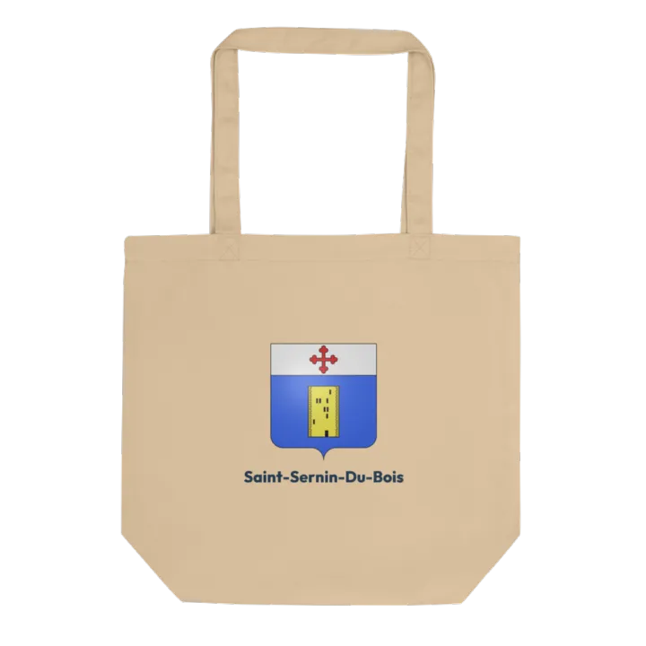 Tote bag coton bio — blason de Saint-Sernin-du-Bois