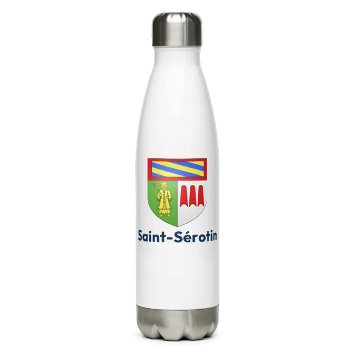 Gourde inox blason de Saint-Sérotin