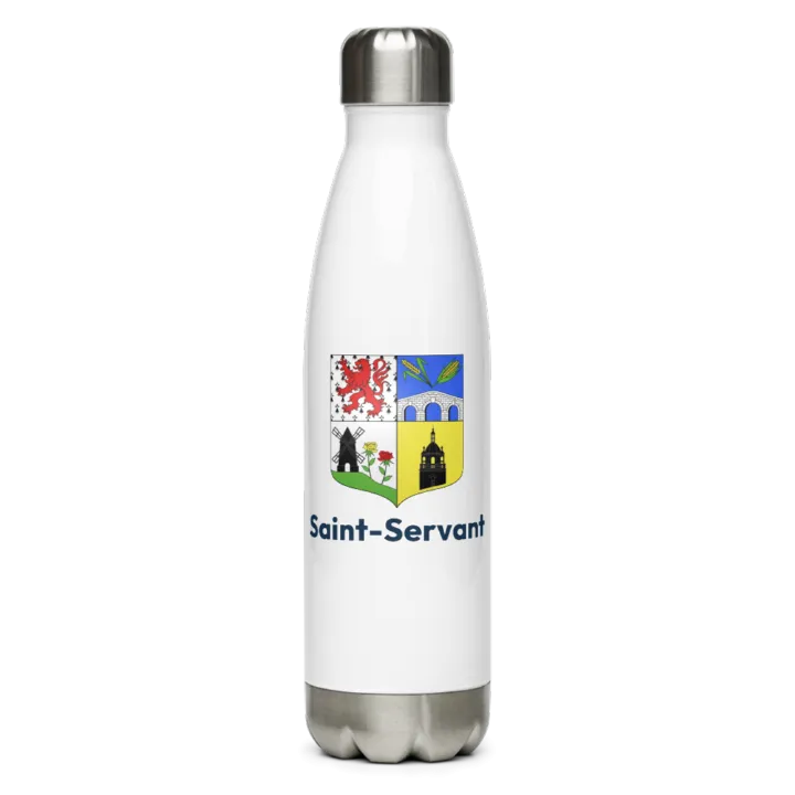 Gourde inox blason de Saint-Servant