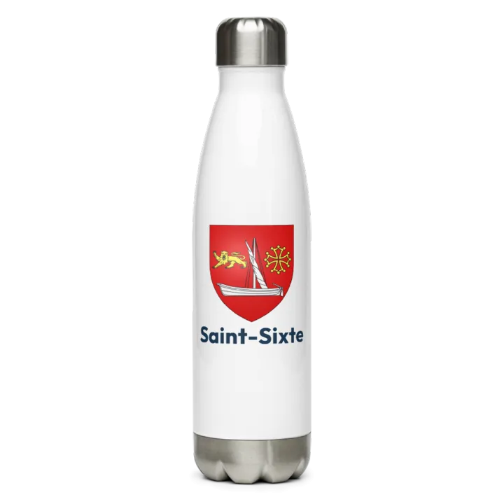 Gourde inox blason de Saint-Sixte