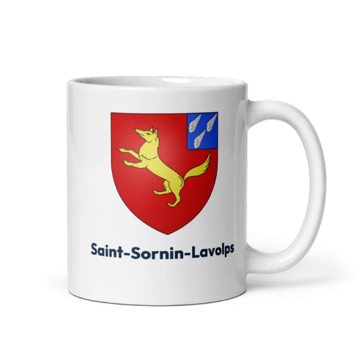 Mug blason de Saint-Sornin-Lavolps
