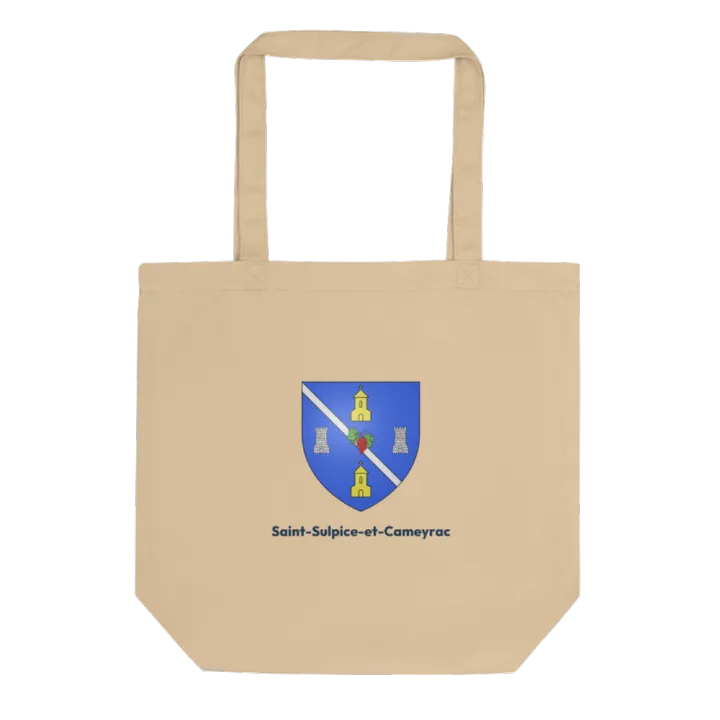 Tote bag coton bio — blason de Saint-Sulpice-et-Cameyrac