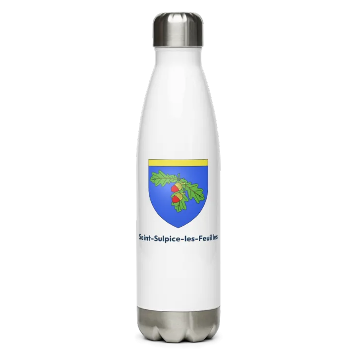 Gourde inox blason de Saint-Sulpice-les-Feuilles