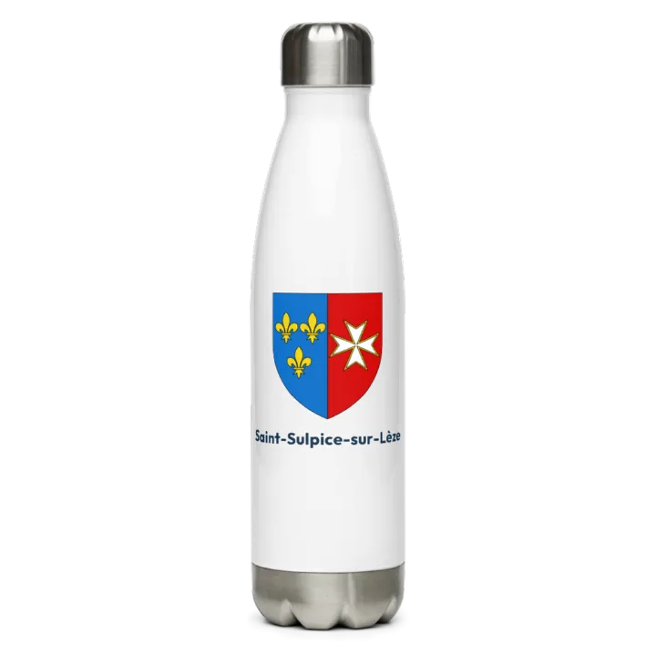 Gourde inox blason de Saint-Sulpice-sur-Lèze