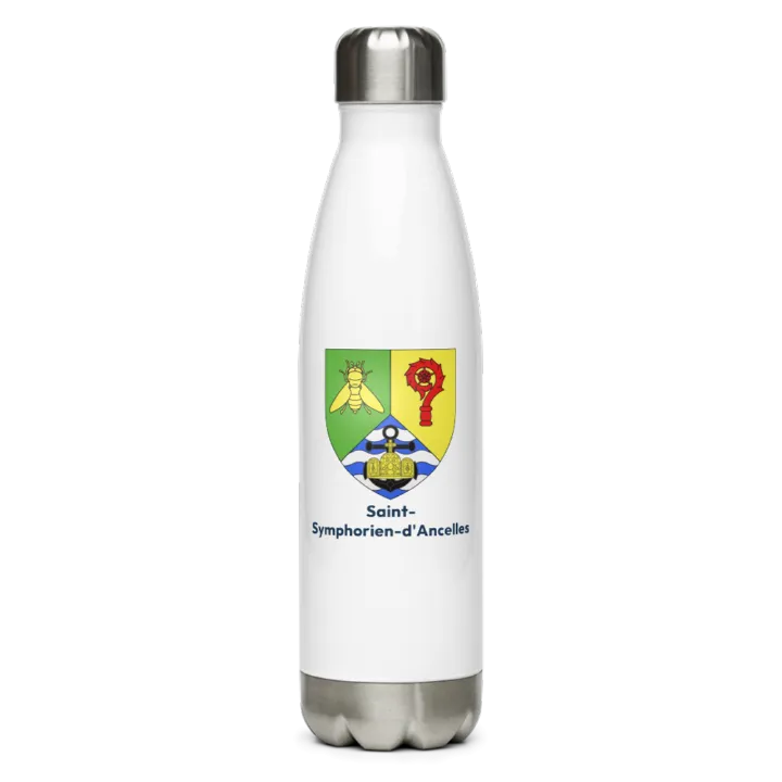 Gourde inox blason de Saint-Symphorien-d'Ancelles