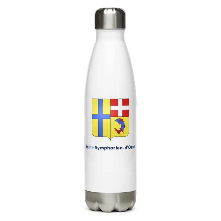 Gourde inox blason de Saint-Symphorien-d'Ozon