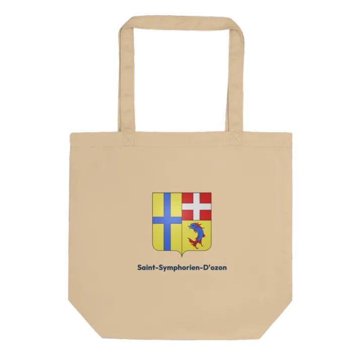Tote bag coton bio — blason de Saint-Symphorien-d'Ozon